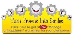 Free Manage Unhappiness Worksheet from Kat and Squirrel