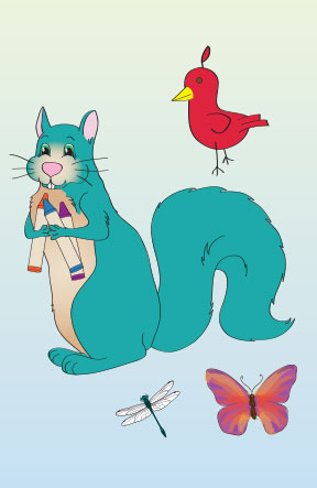 Squirrel of Kat and Squirrel Free artwork