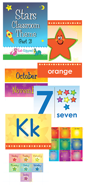 Start Theme Classroom Art Part 2 - Kat and Squirrel