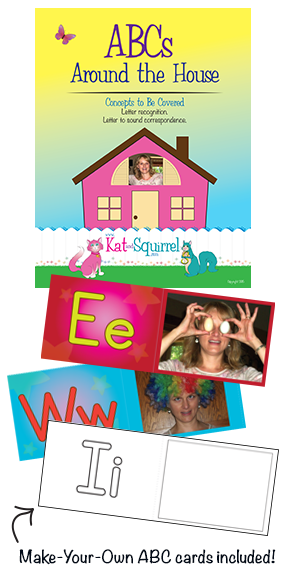 Learn Your ABCs with Kat and Squirrel's ABC Around the House Lesson