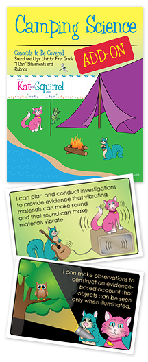 Light and Sound - Camping Unit - ADD ON - Kat and Squirrel